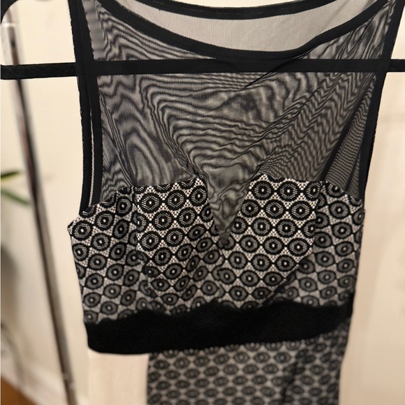 Topshop Black and White Asymmetrical Dress - Picture 2 of 6